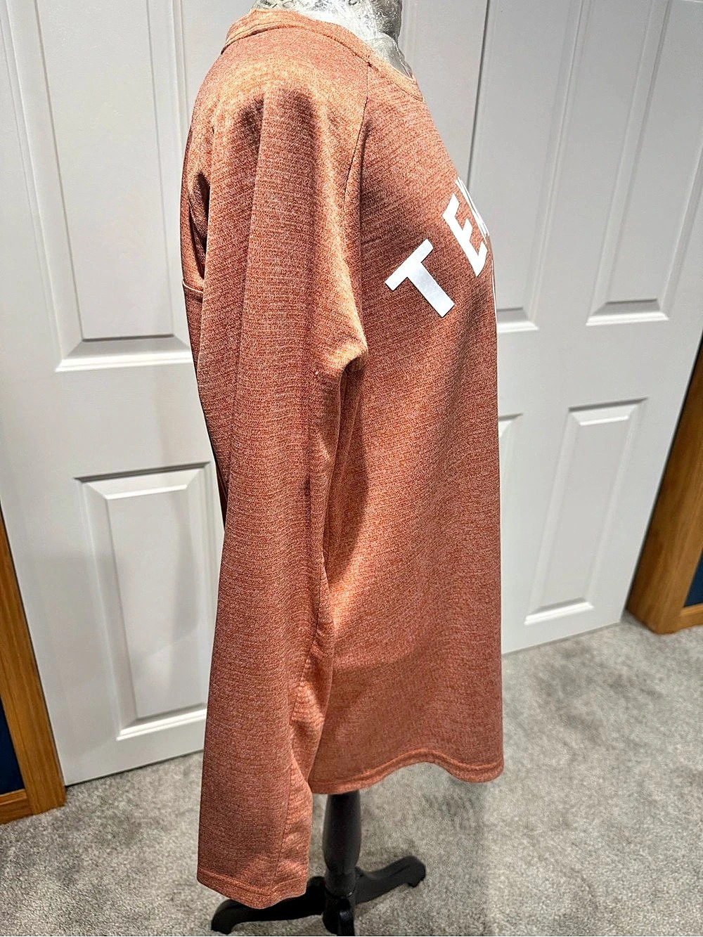 Nike Texas Longhorns Therma-FIT Long Sleeve Tee Orange - Picture 5 of 8
